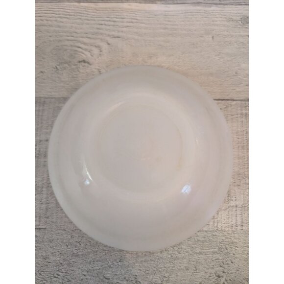 Vintage Federal Moonglow Milk Glass White Iridescent Bowls Set Of 3 - Picture 4 of 11